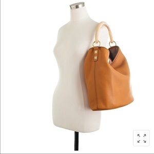 J.Crew Horn Hobo In Tan